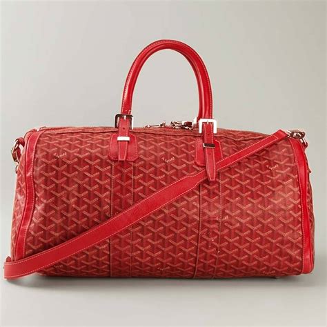 goyard red travel|goyard luggage.